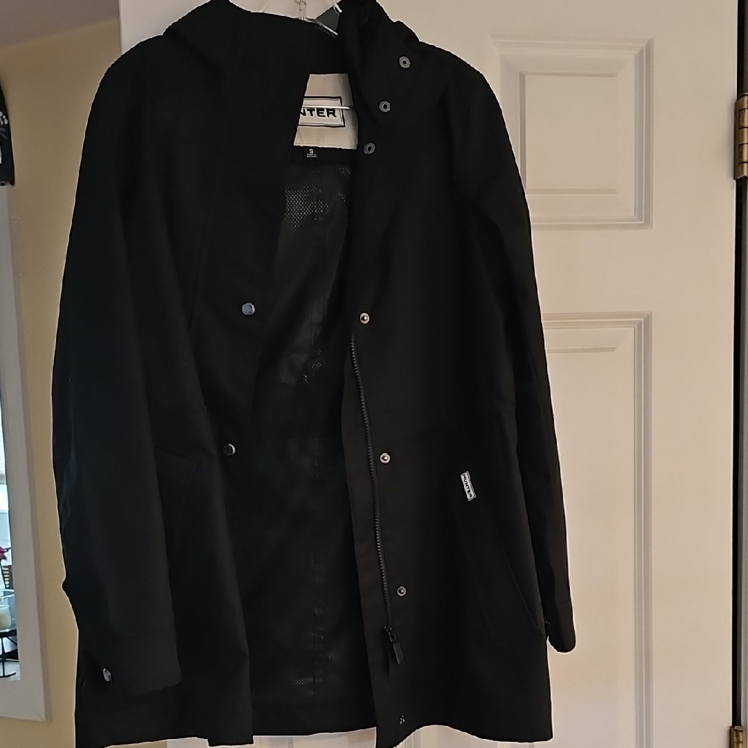 Nwot Hunter Black Raincoat